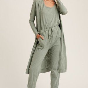Nia Loungewear Jumpsuit & Cardigan Set